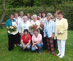 Gruppenbild mit Senioren-Gymnastikgruppe