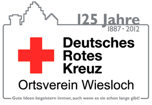 Logo 125 Jhare DRK Ortsverein Wiesloch