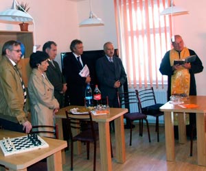 Feierliche Einweihung mit Priester