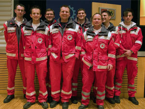 Team der Heidelberger Rettungsassistenten