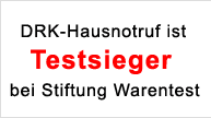 DRK-Hausnotruft ist Testsieger bei Stiftung Warentest