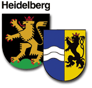 Heidelberger Stadtwappen und Wappen Rhein-Neckar/Heidelberg