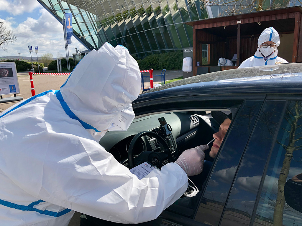 Drive-In Corona-Test