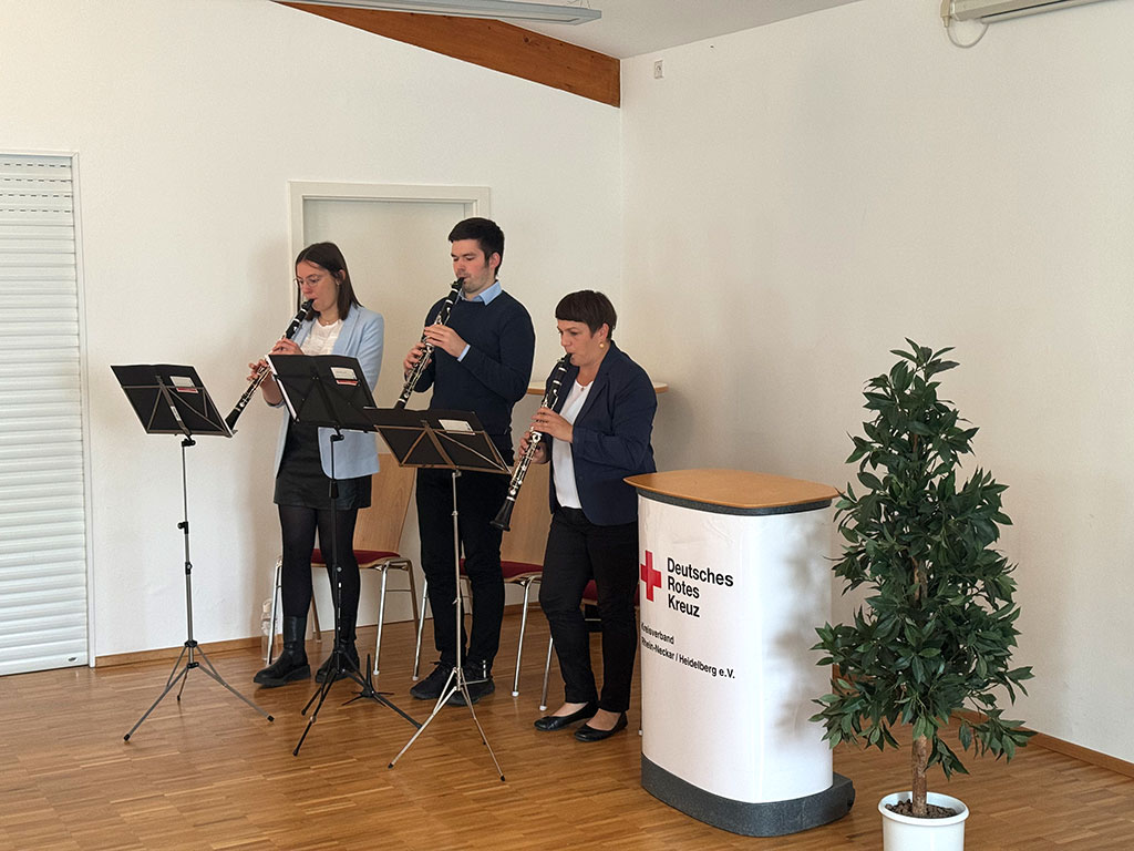 Musikalische Begleitung vom Musikverein zur Kick-Off-Veranstaltung