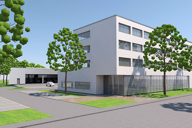 Illustration des Neubaus